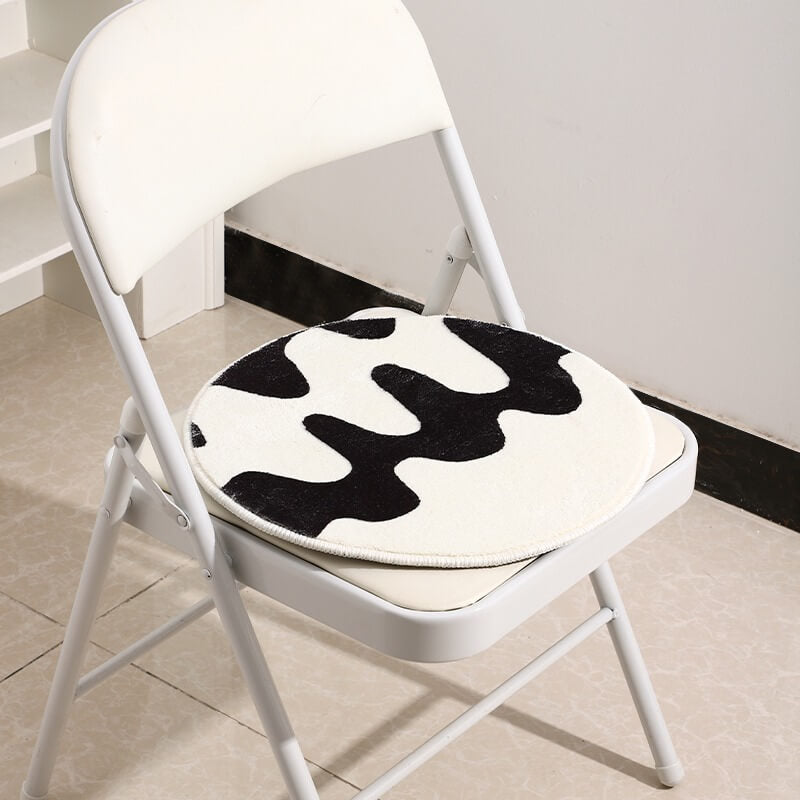 Curvy Checker Mini Tufted Area Rug for Stylish Home Decor-Orizon Depot