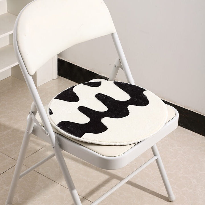 Curvy Checker Mini Tufted Area Rug for Stylish Home Decor-Orizon Depot