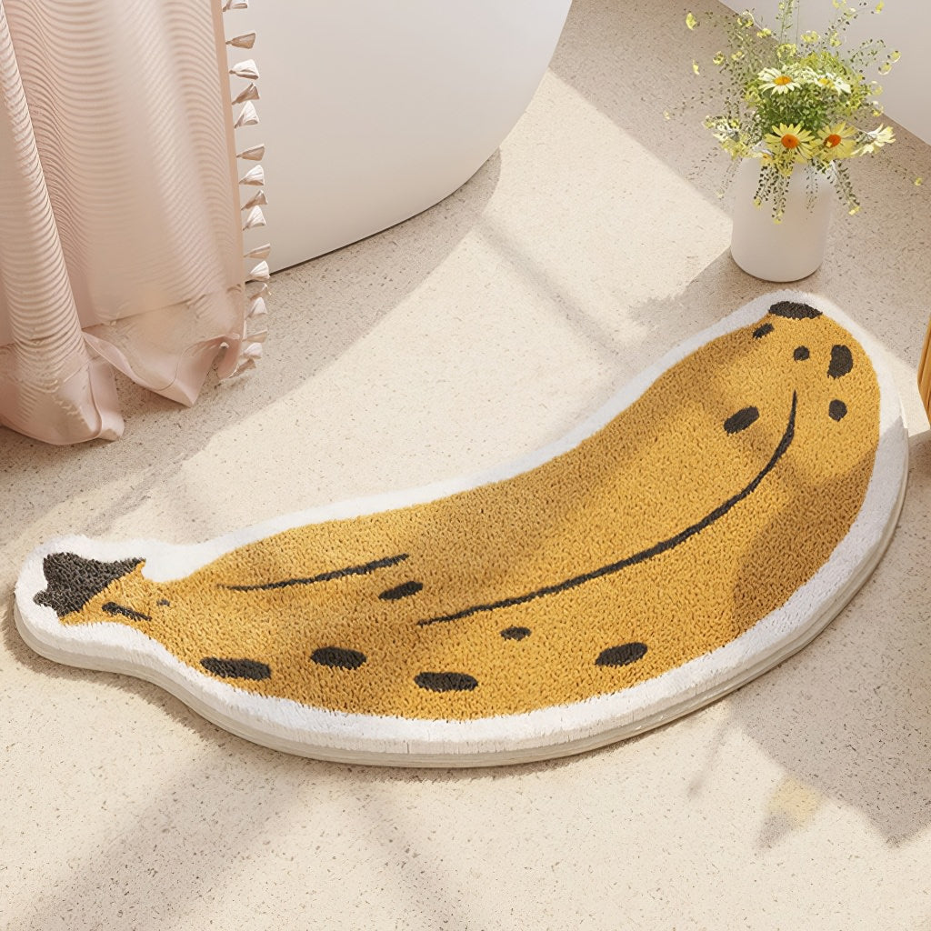 Plush Banana Area Rug for Cozy Home Decor-Orizon Depot