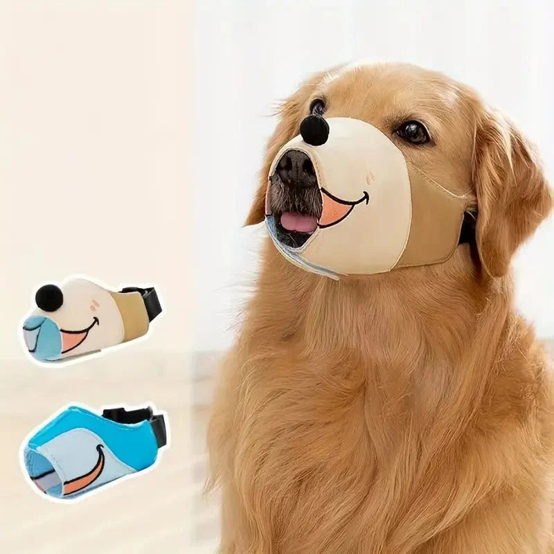 Cute Cartoon Dog Muzzle for Safe and Comfortable Pet Training-Orizon Depot