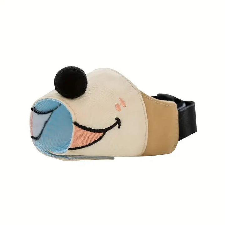 Cute Cartoon Dog Muzzle for Safe and Comfortable Pet Training-Orizon Depot
