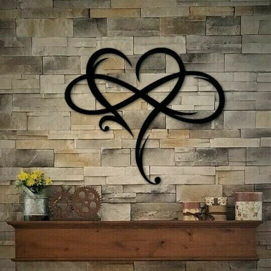 Heart-Shaped Steel Wall Art - Unique Metal Decoration for Home-Orizon Depot