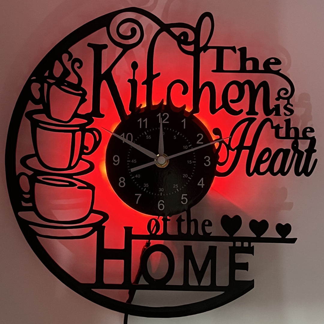 Cozy Atmosphere Mood Wall Clock for Home Decor-Orizon Depot