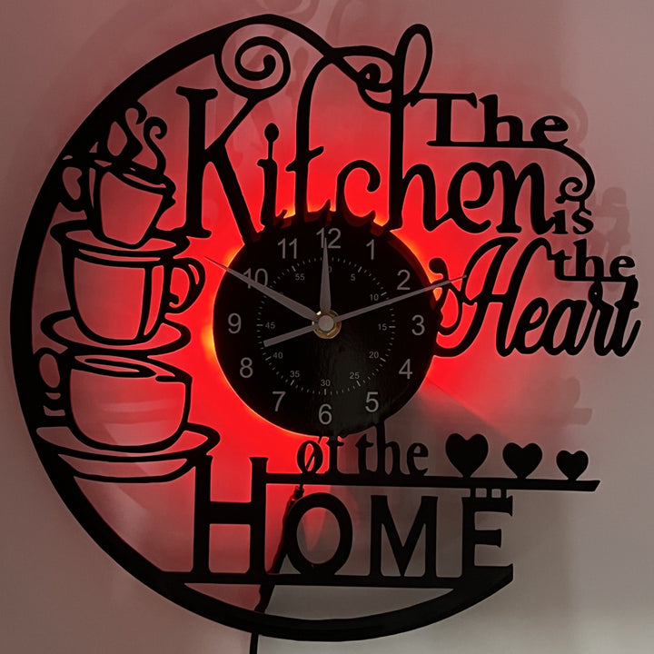 Cozy Atmosphere Mood Wall Clock for Home Decor-Orizon Depot