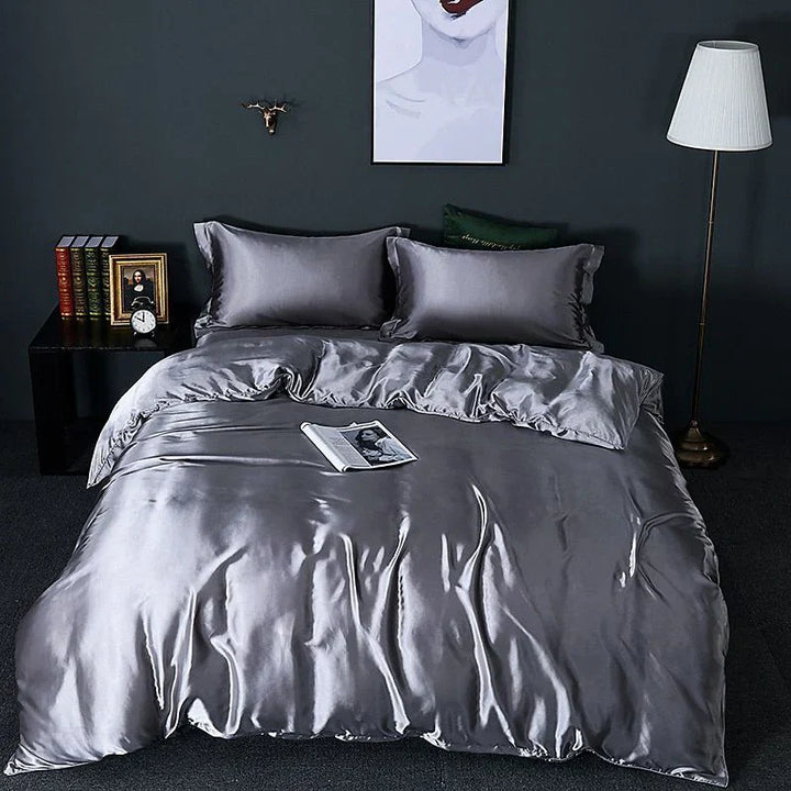 Elegant Satin Silk Bedding Set - Luxurious Comfort for Every Night-Orizon Depot