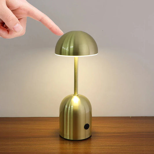 Wireless Adjustable LED Metal Desk Lamp for Bedroom & Living Room