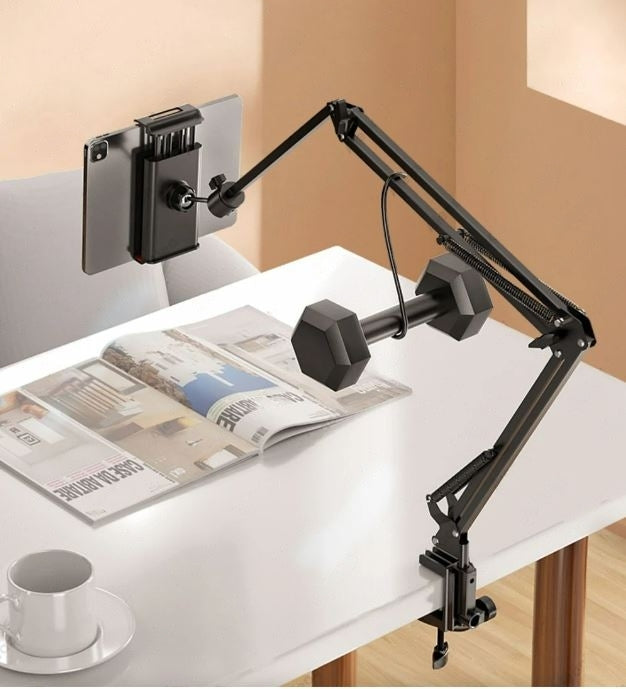 360° Rotatable Tablet Mount – Adjustable Flexi Holder for Easy Viewing-Orizon Depot