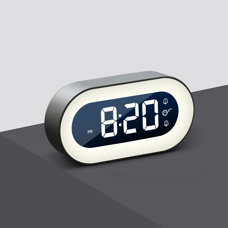 Digital Alarm Clock with Night Light - Lumino Features-Orizon Depot