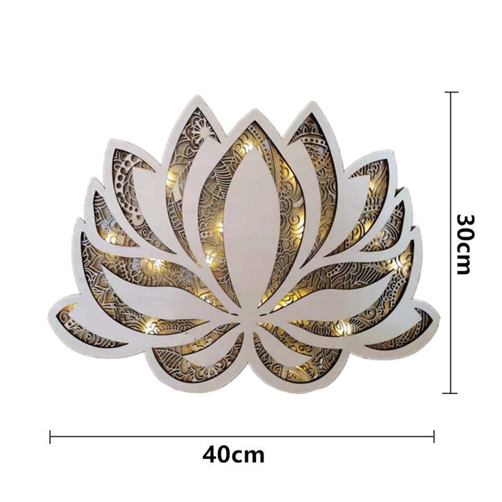Spiritual Lotus Decorative Wall Lamp for Tranquil Ambiance-Orizon Depot
