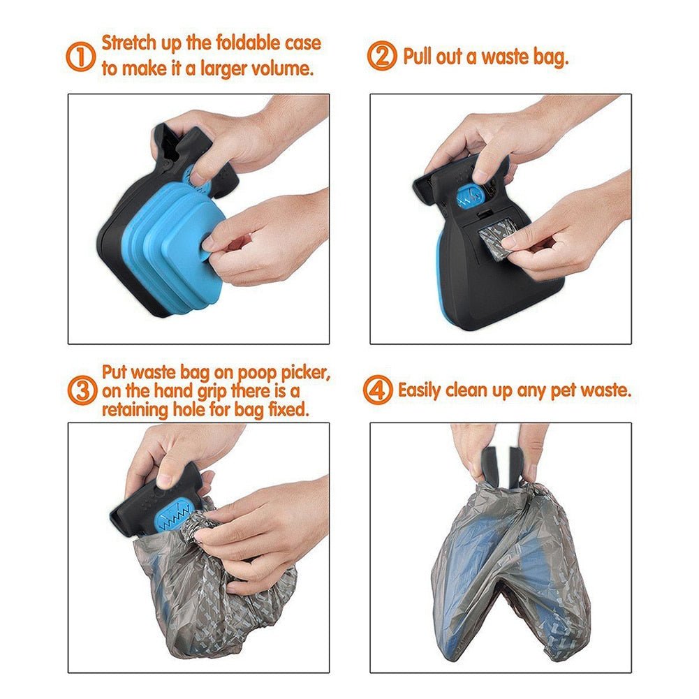 Foldable Dog Pooper Scooper for Easy Pet Travel-Orizon Depot