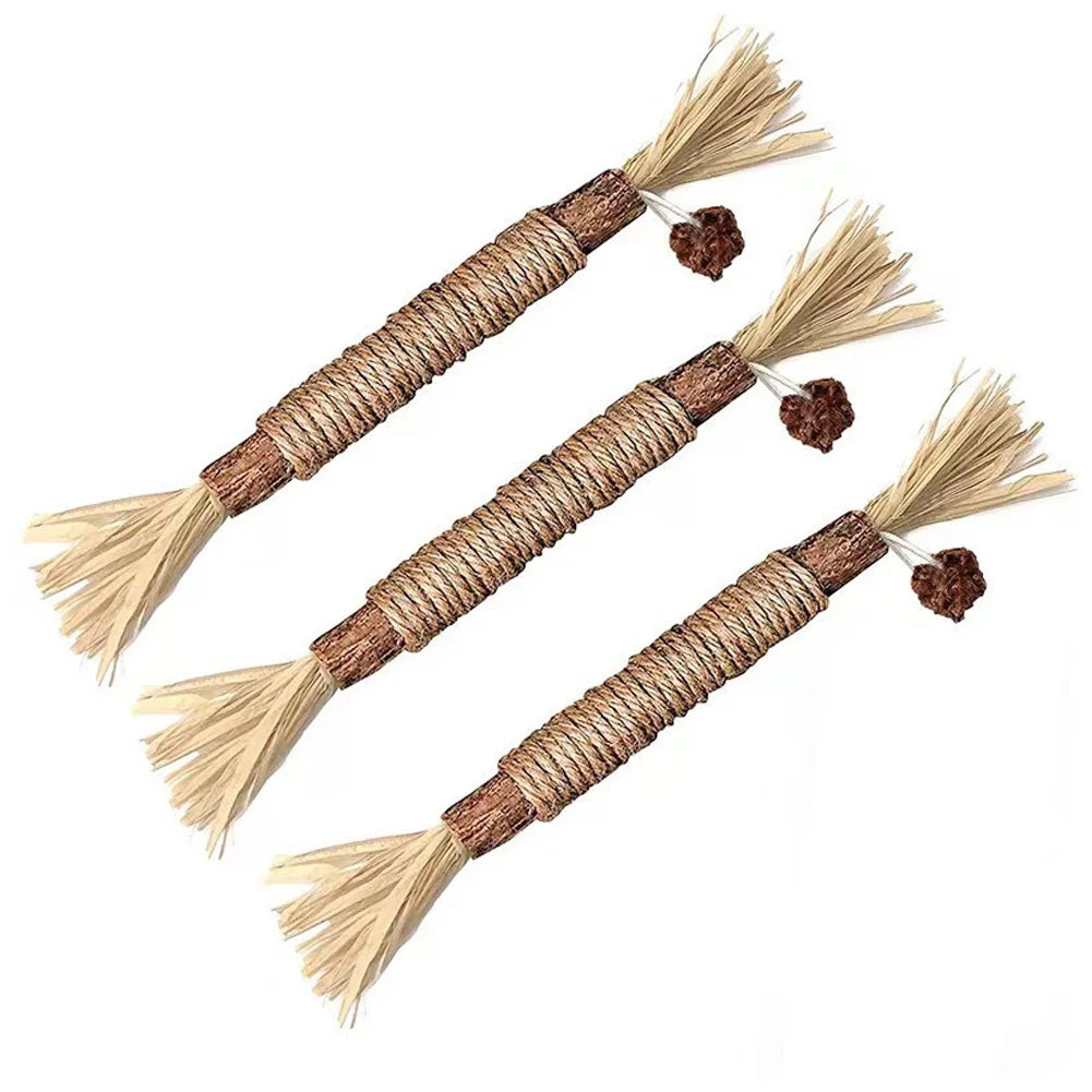 Natural Silvervine Cat Chew Toy SEO Title: Natural Silvervine Chew Toy for Cats - Engaging and Safe Play