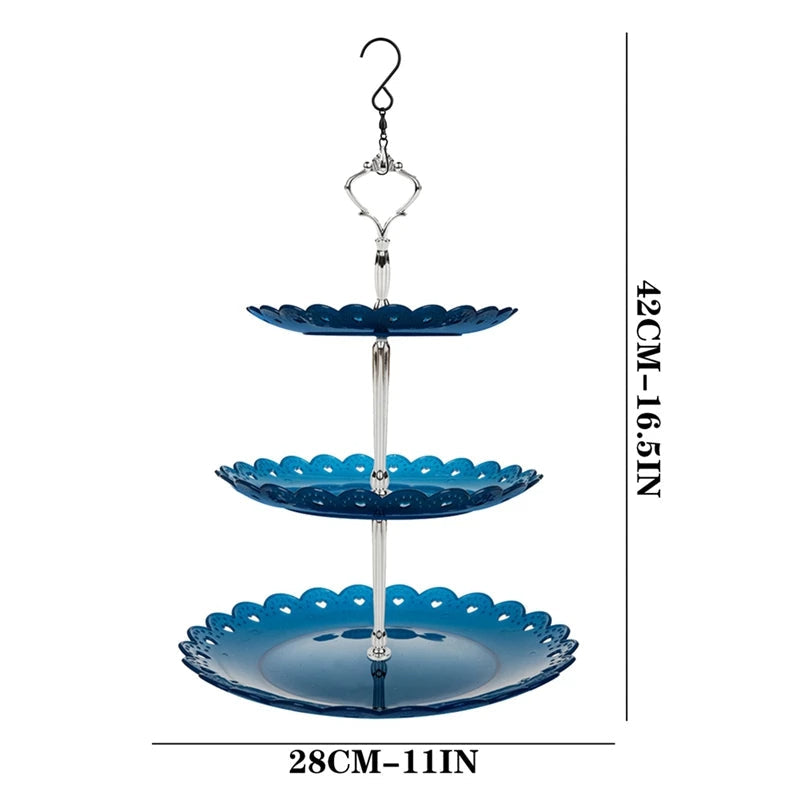 3-Tier Hanging Bird Feeder and Bath Set for Backyard Birds
