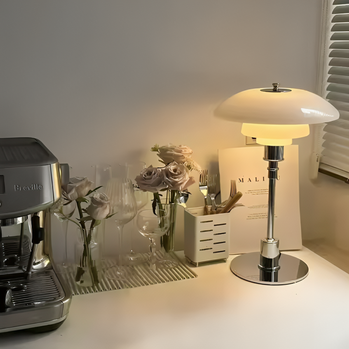 Dimmable Rounded Table Lamp for Soft Ambient Lighting-Orizon Depot