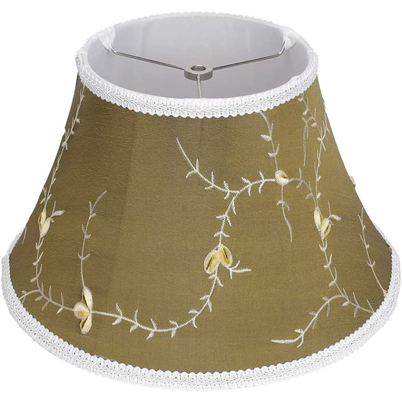 Medium Barrel Fabric Lampshade for Table & Floor Lamps, 7x13x7.8 inches-Orizon Depot