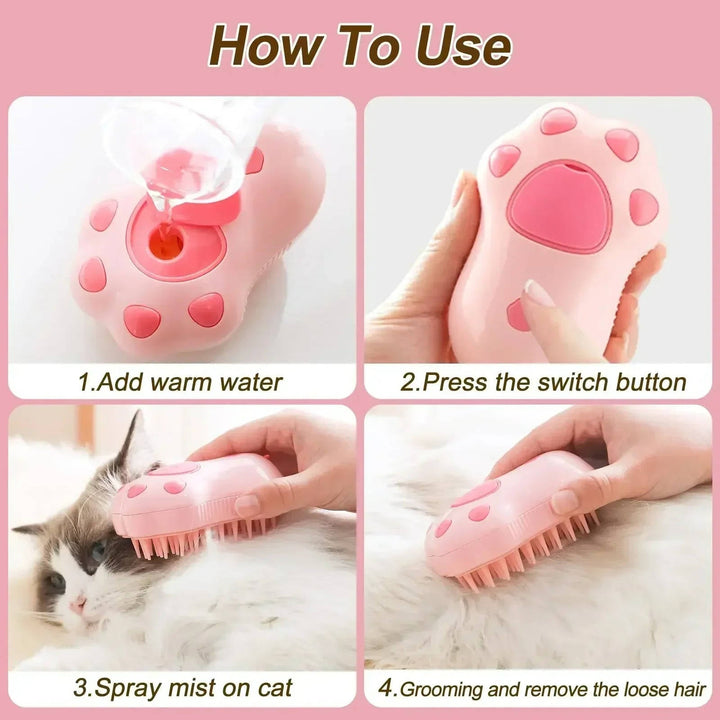Steam Dog Grooming Brush