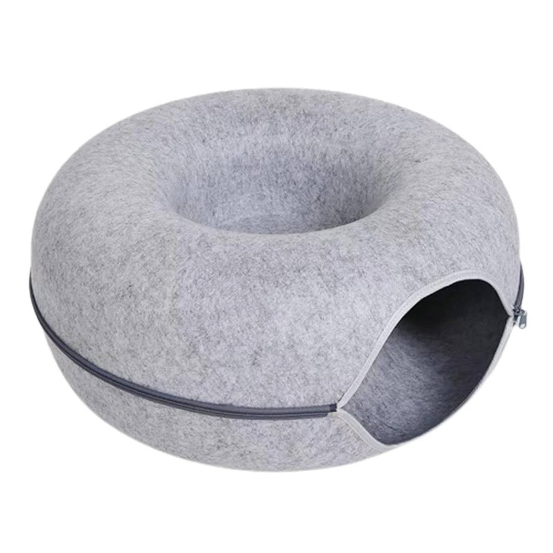 Cozy Round Cat Bed for Ultimate Comfort and Relaxation