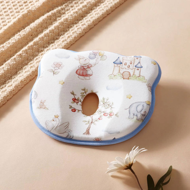 Infant Pillow for Flat Head Prevention - Sweat-Absorbent Design