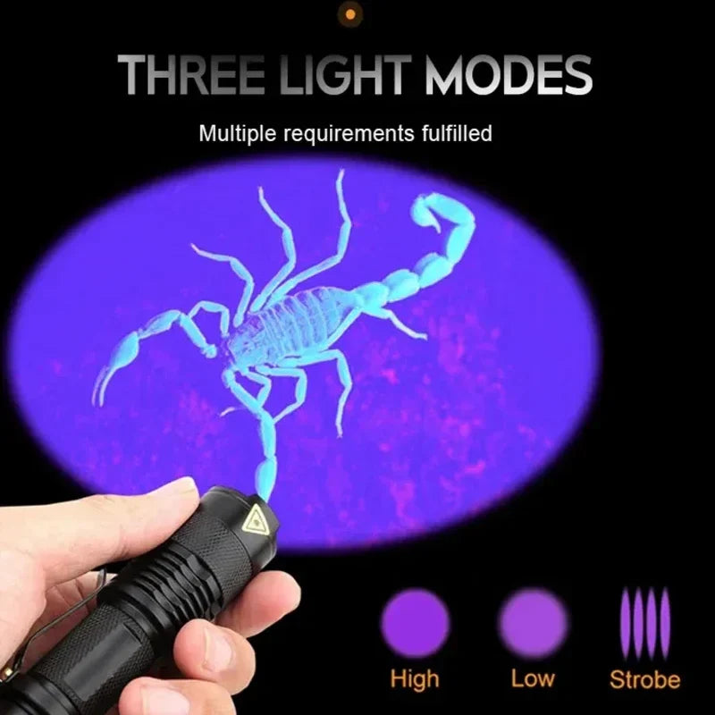 LED UV Flashlight - Ultraviolet Inspection Lamp for Pet Urine Detection-Orizon Depot