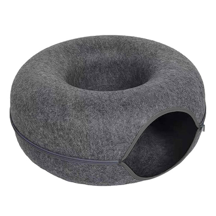 Cozy Round Cat Bed for Ultimate Comfort and Relaxation