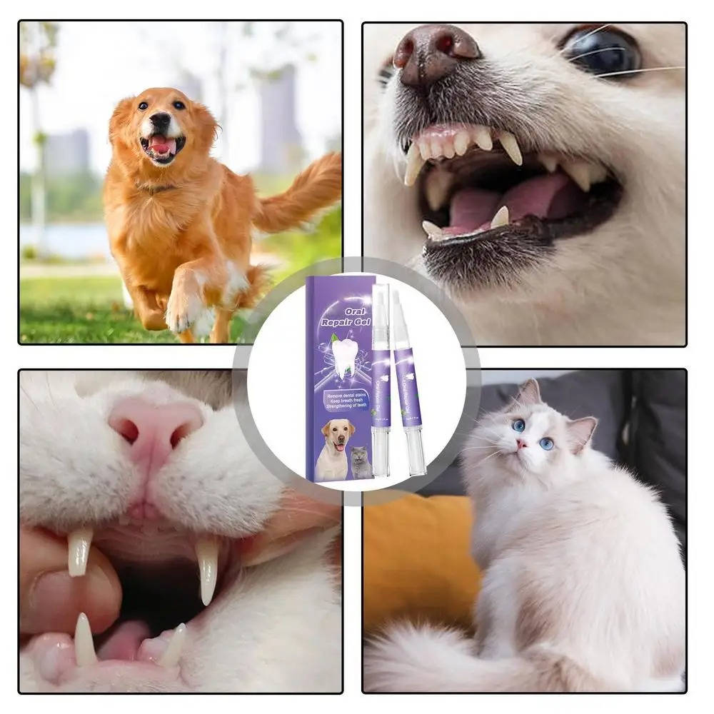 Dog Oral Repair Gel - 3 Pack for Healthy Teeth and Gums
