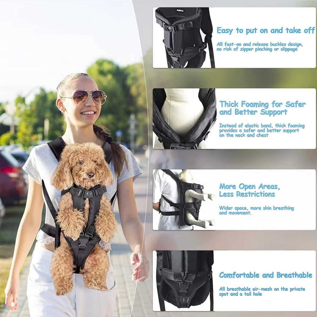Pet Carrier Backpack for Dogs - Comfortable and Convenient Travel