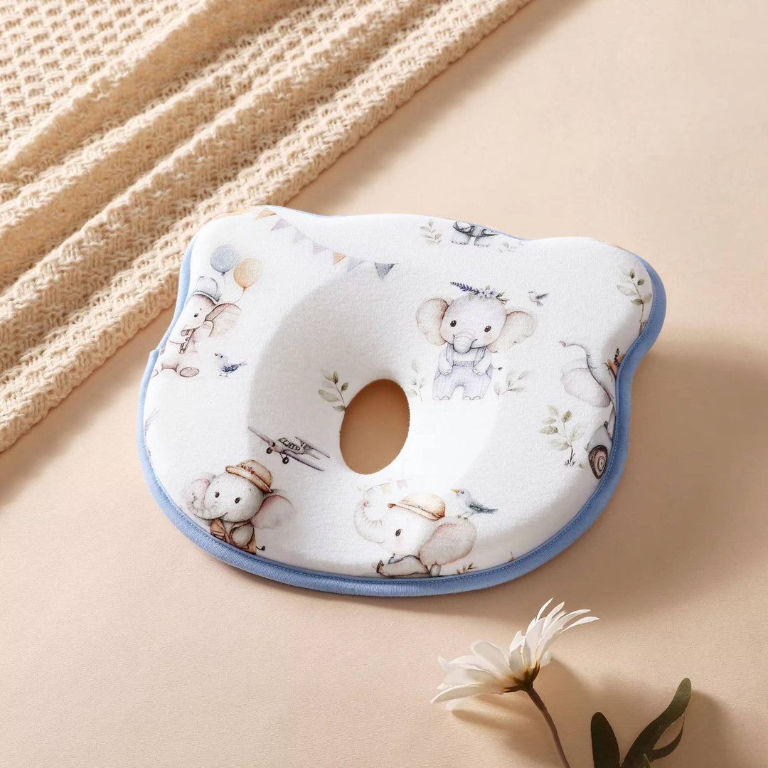 Infant Pillow for Flat Head Prevention - Sweat-Absorbent Design