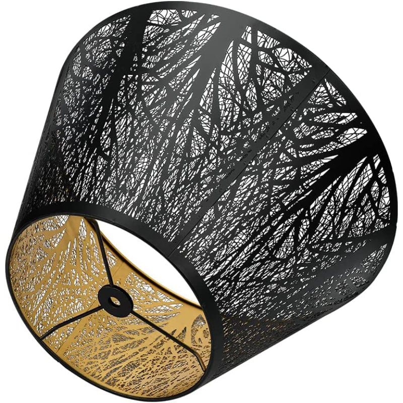 Medium Barrel Fabric Lampshade for Table & Floor Lamps, 7x13x7.8 inches-Orizon Depot