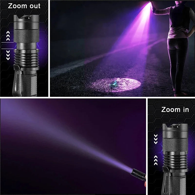 LED UV Flashlight - Ultraviolet Inspection Lamp for Pet Urine Detection-Orizon Depot