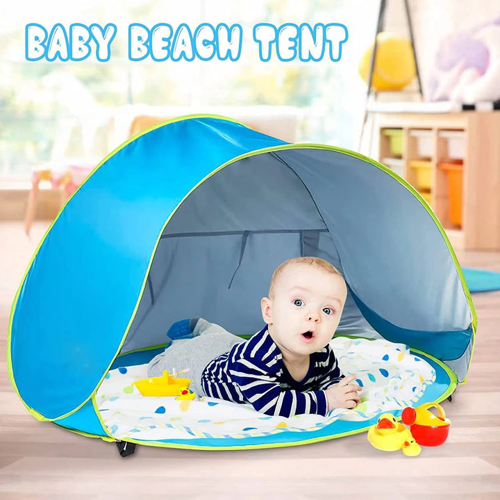 UV Protection Baby Beach Tent for Sun Safety and Shade