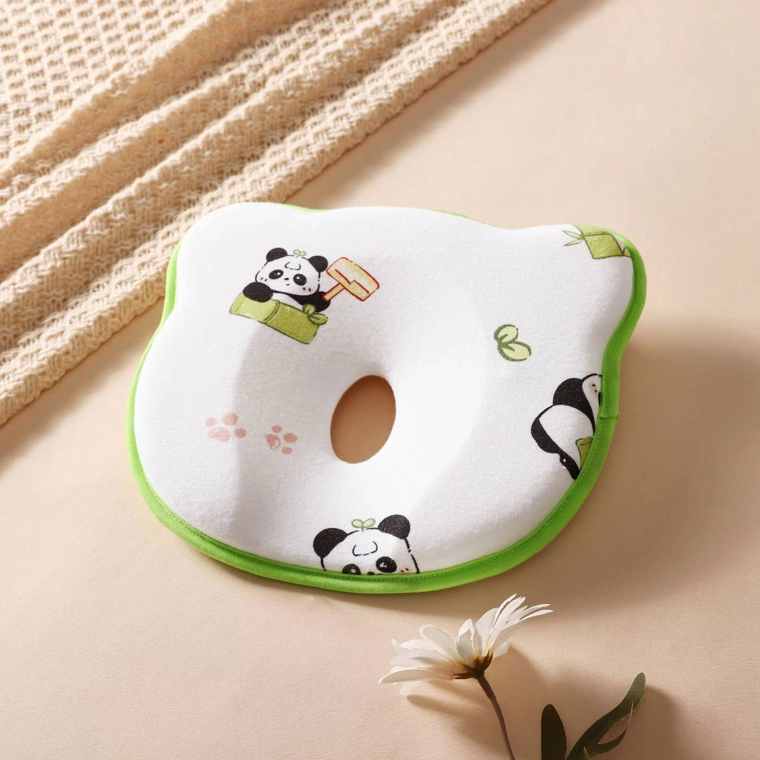 Infant Pillow for Flat Head Prevention - Sweat-Absorbent Design