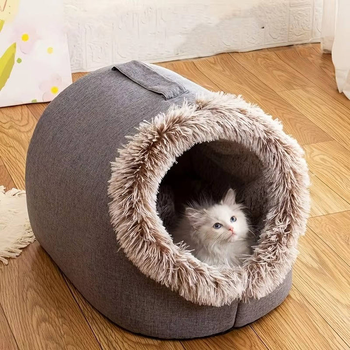 Cozy Winter Cat Bed for Ultimate Comfort and Warmth