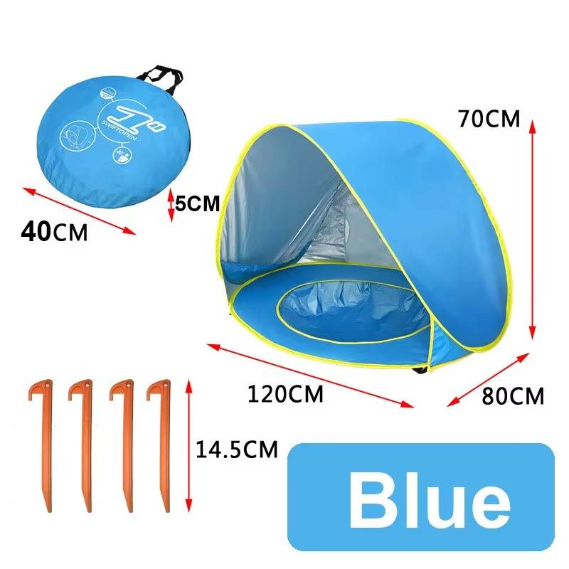 UV Protection Baby Beach Tent for Sun Safety and Shade