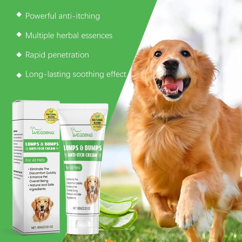 60g Soothing Anti-Itch Cream for Dogs and Cats