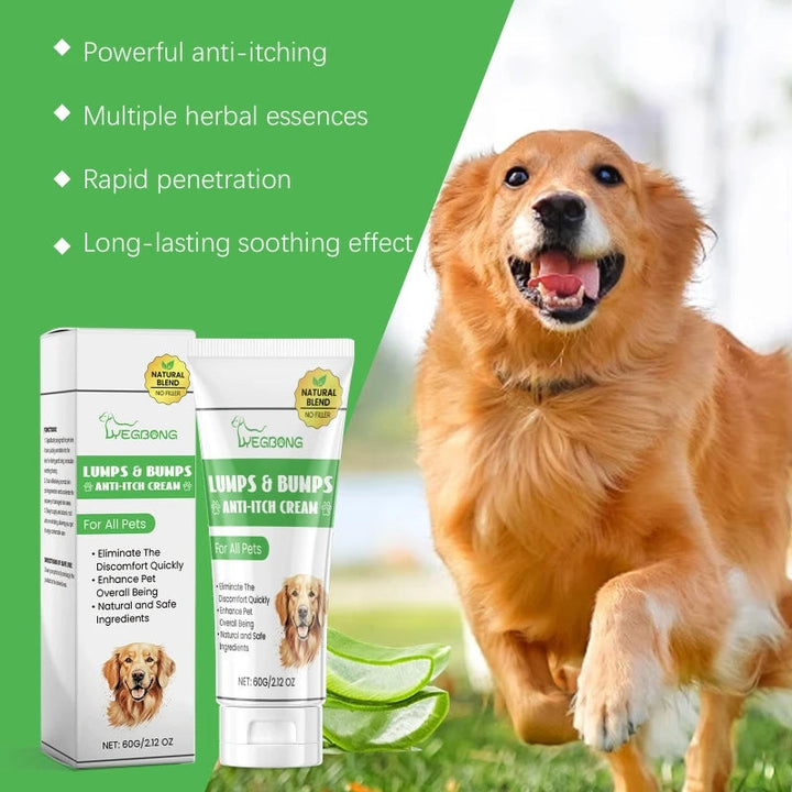 60g Soothing Anti-Itch Cream for Dogs and Cats