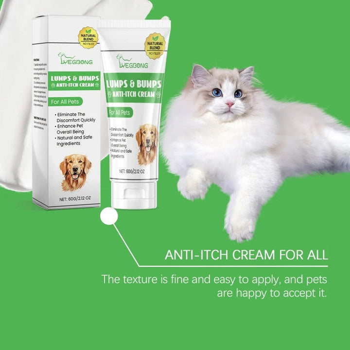 60g Soothing Anti-Itch Cream for Dogs and Cats