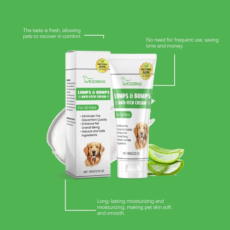60g Soothing Anti-Itch Cream for Dogs and Cats