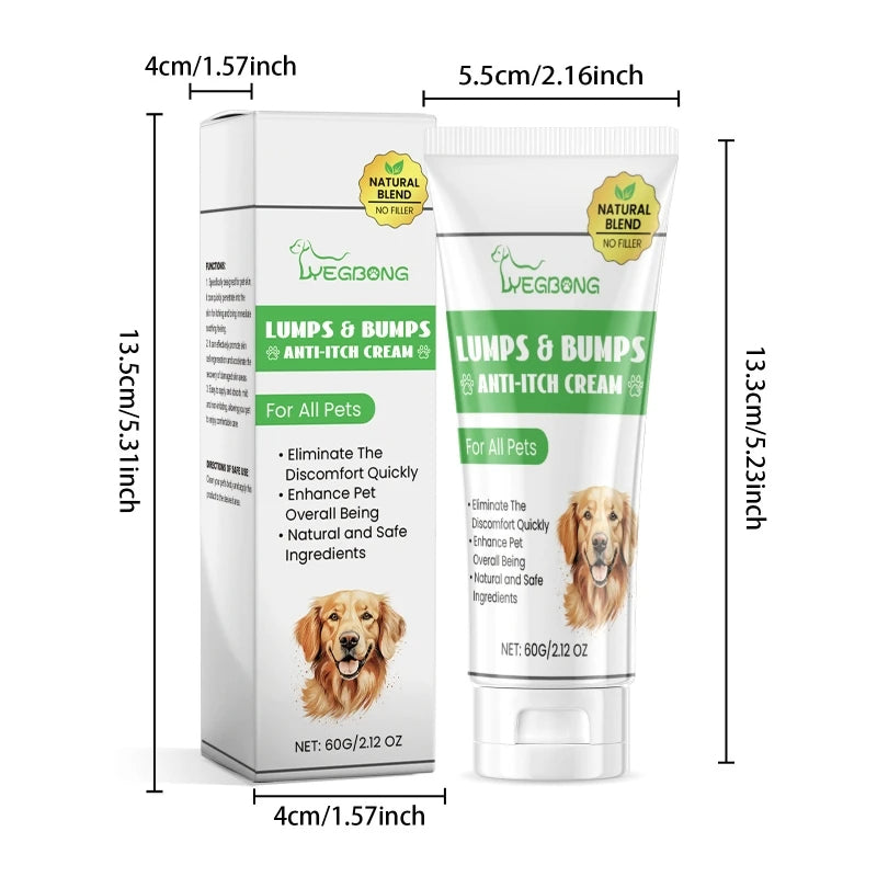 60g Soothing Anti-Itch Cream for Dogs and Cats