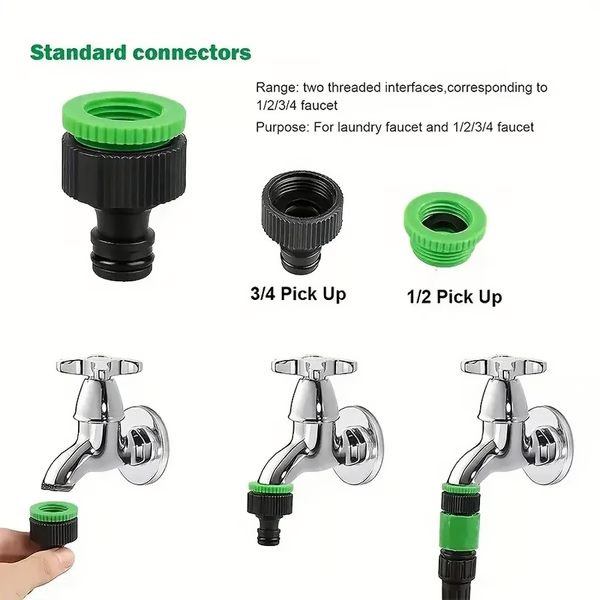 Expandable Garden Water Hose - Durable, Lightweight, and Flexible