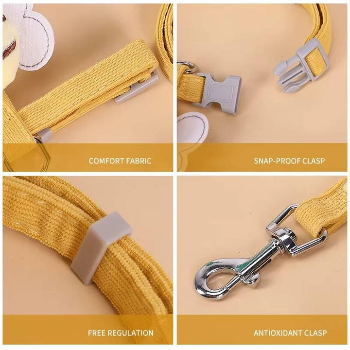 Adjustable Cat Collar and Harness Set for Comfort and Safety