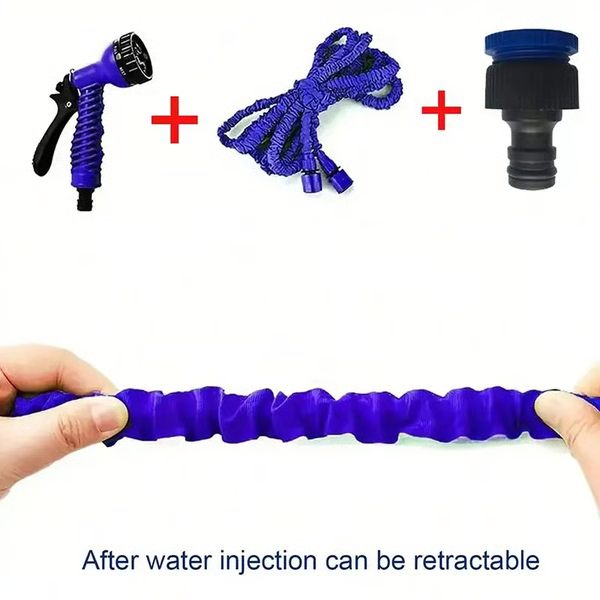 Expandable Garden Water Hose - Durable, Lightweight, and Flexible