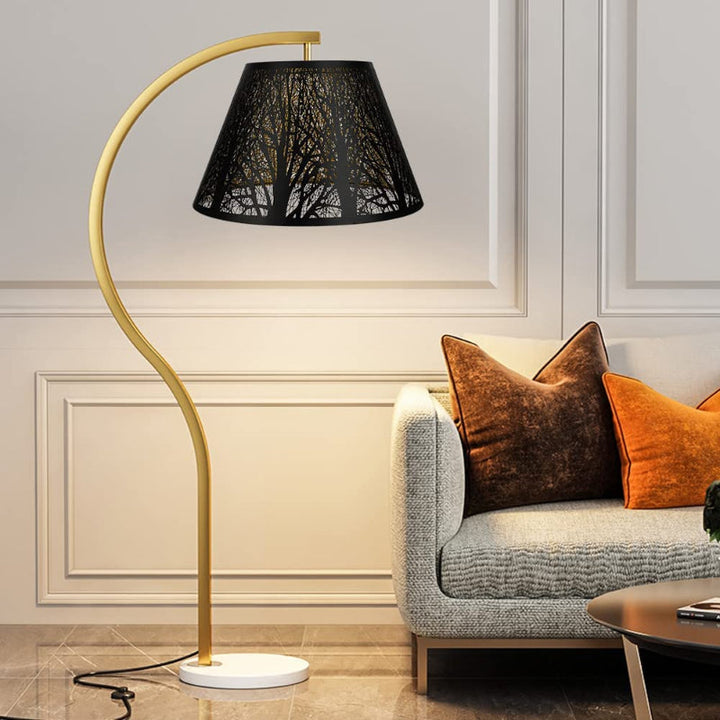 Medium Barrel Fabric Lampshade for Table & Floor Lamps, 7x13x7.8 inches-Orizon Depot