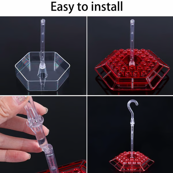 Ant-Proof Hummingbird Feeder with Integrated Moat