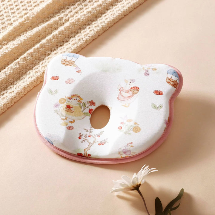 Infant Pillow for Flat Head Prevention - Sweat-Absorbent Design