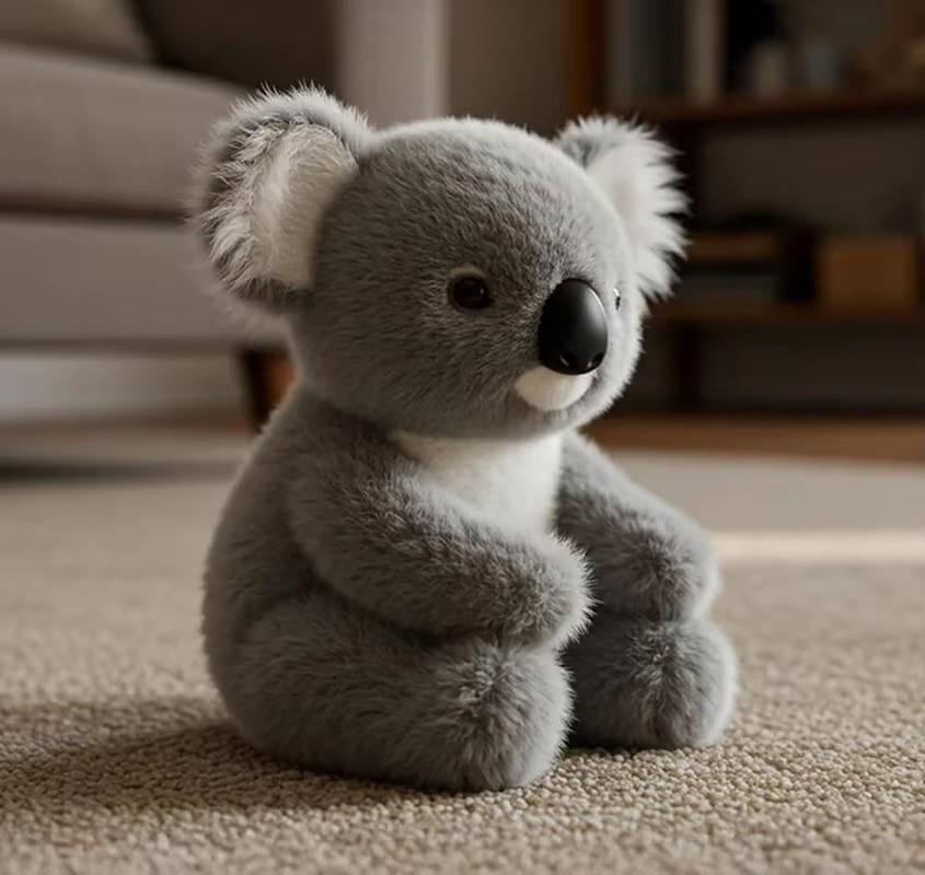 Realistic Koala Plush Toy for Anxiety and Stress Relief