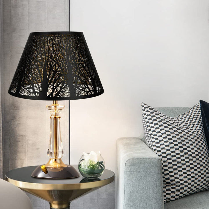 Medium Barrel Fabric Lampshade for Table & Floor Lamps, 7x13x7.8 inches-Orizon Depot
