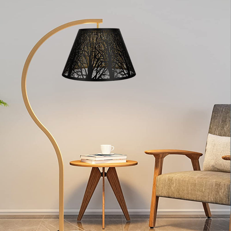 Medium Barrel Fabric Lampshade for Table & Floor Lamps, 7x13x7.8 inches-Orizon Depot