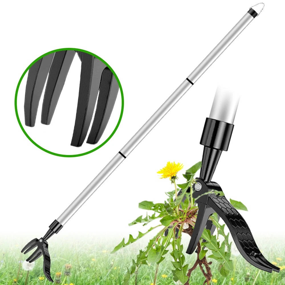 Ergonomic Stand-Up Weed Puller for Easy Gardening Tasks