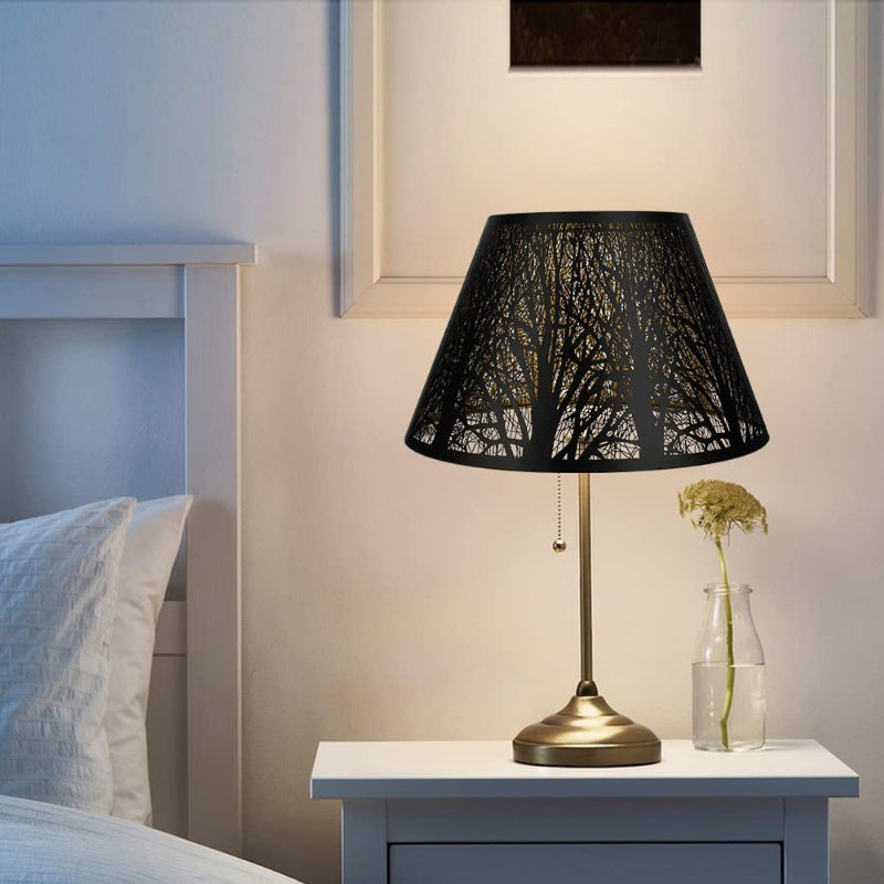 Medium Barrel Fabric Lampshade for Table & Floor Lamps, 7x13x7.8 inches-Orizon Depot
