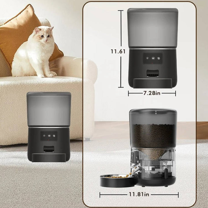 Automatic Smart Pet Feeder for Cats and Dogs