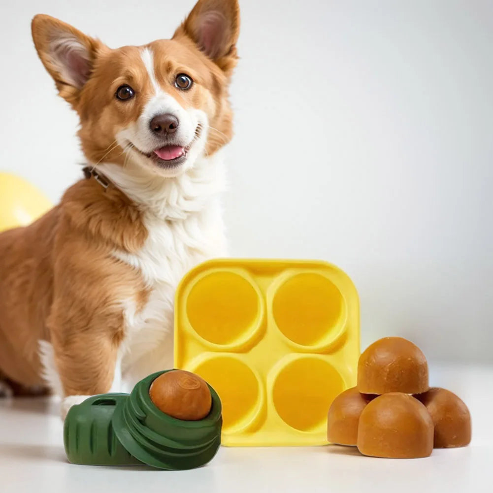 Silicone Slow Feeder and Refillable Chew Toy for Dogs